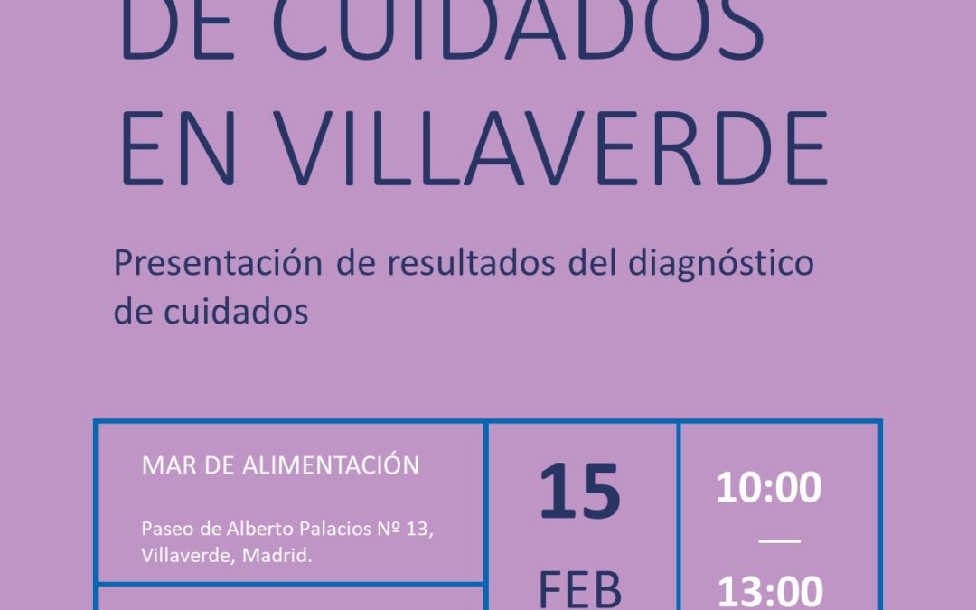 Presentación de las necesidades de cuidados en Villaverde